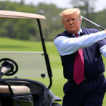 how many days has trump played golf